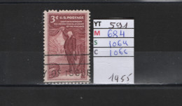 PRIX FIXE Obl 591 YT 684 MIC 1064 SCO 1066 GIB Pennsylvania Academy 1955 Etats Unis  58A/06 - Used Stamps