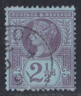 Grande Bretagne - 1887 - 1900  Victoria -    Y&T N °  95  Oblitéré - Usati