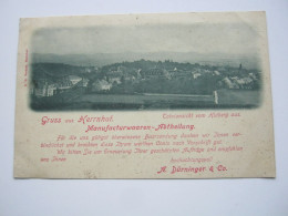 HERRNHUT  , Schöne Karte Mit Firmenzudruck , Um 1900 - Herrnhut
