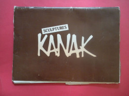 RARE Sculptures Kanak Art Tribal 22 Planches Qualité Photo 43x30.8 Cm Et Chemise Par Roger Boulay - Primary Arts