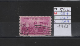 PRIX FIXE Obl 594 YT 687 MIC 1067 SCO 1069 GIB Armed Forces Réserve Réservistes 1955 Etats Unis  58A/06 - Used Stamps
