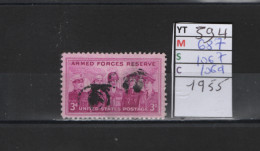 PRIX FIXE Obl 594 YT 687 MIC 1067 SCO 1069 GIB Armed Forces Réserve Réservistes 1955 Etats Unis  58A/06 - Used Stamps