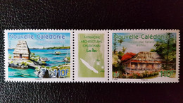 Caledonia 2019 Caledonie Patrimoine Architecture Case House Maison  2v +label - Unused Stamps