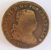 Portugal. 40 Reis 1821 João VI, En Bronze, KM# 370 - Portogallo