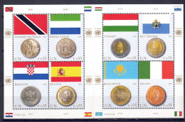 UNO Wien 2007 - Flaggen Und Münzen, Nr. 489 - 496 Im Klb., Postfrisch ** / MNH - Nuovi