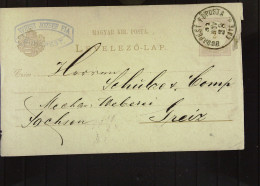 Ungarn: Ganzsachen-Postkarte Mit 2 Ft. Aus BUDAPEST  Vom 28.11.1902 Nach Greiz (Sachsen)   - Lettres & Documents
