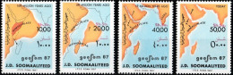 1987 Somalia "Geosom 87" Geologia Geology Gèologie Maps MNH** - Somalia (1960-...)