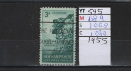 PRIX FIXE Obl 595 YT 689 MIC 1068 SCO 1070 GIB Rocher " Le Vieil Homme Des Montagnes " 1955 Etats Unis  58A/06 - Used Stamps