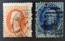 US Mi 47-48 , Sc 178-179 , Gestempelt/Used , Towns Cancellations - Used Stamps