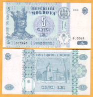 2006 Moldova ; Moldavie ; Moldau  "5 LEI  2006"  UNC - Moldawien (Moldau)