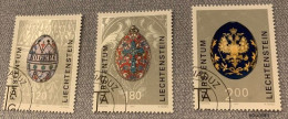 Liechtenstein 2001, Easter Eggs, Cancelled Stamps Set - Used Stamps