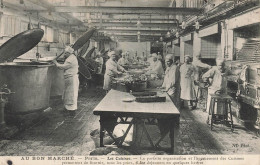 Paris * 1909 * AU BON MARCHE * Les Cuisines * Cuisinier Cook Cuisto * Au Bon Marché Grands Magasins - Autres & Non Classés