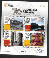 O) 2023 COLOMBIA. DIPLOMATIC RELATIONS WITH CANADA, MOKOROS - SIBUNDOY VALLEY, NABABO LAGUNA - SIERRA NEVADA ANTA MARTA. - Colombia