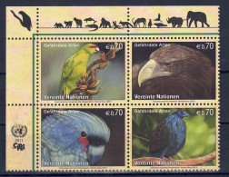 UNO Wien 2011 - Gefährdete Arten (XIX) - Vögel, Nr. 732 - 735, Postfrisch ** / MNH - Ongebruikt