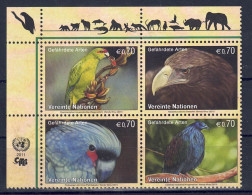 UNO Wien 2011 - Gefährdete Arten (XIX) - Vögel, Nr. 732 - 735, Postfrisch ** / MNH - Ungebraucht