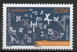 Andorre Français YT 655 Neuf Sans Charnière - XX - MNH Europa 2008 - Ungebraucht