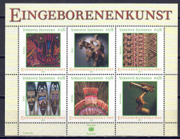 UNO Wien 2003 - Eingeborenenkunst (I),  Nr. 381 - 386 Im ZD-Bogen, Postfrisch ** / MNH - Unused Stamps