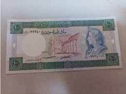 Billete Siria De 100 Syrian Pounds, Año 1982, UNC - Syria