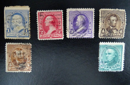 USA Mi 61-71 , Sc 219-229 , Gestempelt , Unvollständig/Incomplete (2) - Used Stamps