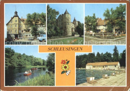 72393610 Schleusingen Rathaus Schloss Bertholdsburg Brunne Mark  Schleusingen - Schleusingen