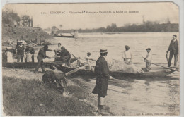BERGERAC (24) Pêcheries Du Barrage. Retour De La Pêche Au Saumon ( Belle Animation) - Bergerac