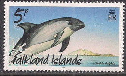 Falkland Islands 2012 QE2 5p Animal Dolphin MNH  ( D982 ) - Falkland