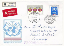 LOT - 24 ATM Covers Abroad / Klüssendorf - Latvia - Lettonie