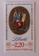 SPM 1989 Bicentenaire Révolution Française Liberté Neuf - Unused Stamps