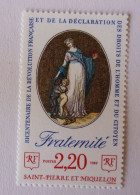 SPM 1989 Bicentenaire Révolution Française Fraternité Neuf - Unused Stamps