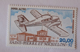 SPM 1989 Avion Piper Aztec Aéroport De Miquelon Neuf - Nuovi