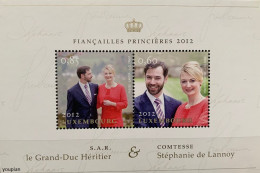 Luxembourg 2012, Royal Wedding, MNH S/S - Nuovi