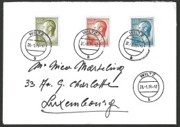 Lettre Wiltz-Luxembourg; Jean No. 919-921; 1976 - Stamped Stationery