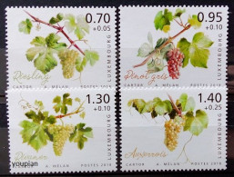 Luxembourg 2018, Winemaking - Grapes, MNH Stamps Set - Nuovi