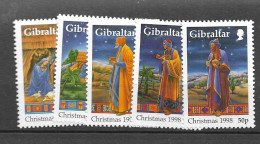 1998 MNH Gibraltar Mi 847-51 Postfris** - Gibraltar