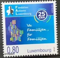 Luxembourg 2021, 25 Years Foundation Autism Luxembourg, MNH Single Stamp - Neufs