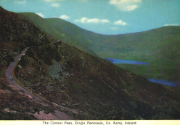 DINGLE PENINSULA, KERRY, CONNOR PASS, CAR, IRELAND, POSTCARD - Kerry