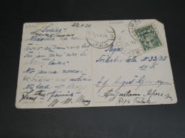 Latvia 1924 Postcard Corner Edge Faults *2876 - Lettonie