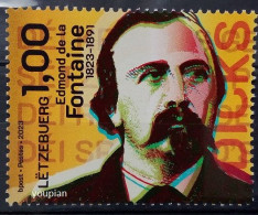 Luxembourg 2023, 200 Birth Anniversary Of Edmond De La Fontaine, MNH Single Stamp - Nuevos