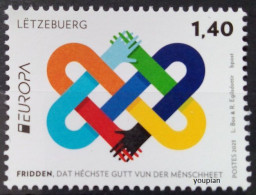 Luxembourg 2023, Europa - Peace, MNH Single Stamp - Unused Stamps