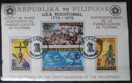 Philippinen Block 9a Mit 1172-1175 Gestempelt #WH047 - Filipinas