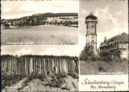 72377130 Scheibenberg Erzgebirge Orgelpfeifen Berghaus Turm Scheibenberg - Scheibenberg