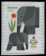 Etats-Unis / United States (Scott No.5714 - Elephant) [**] Position-5 - Unused Stamps