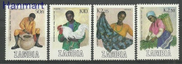 Zambia 1988 Mi 452-455 MNH  (ZS6 ZMB452-455) - Hühnervögel & Fasanen