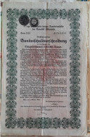 6% Innere Bundesanleihe Der Republik Österreich - 6% Emprunt Fédéral Interne De La République D'Autriche - 1922 - - Bank & Insurance