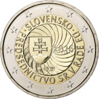 Slovaquie, 2 Euro, 2016, Bimétallique, SPL+, KM:New - Eslovaquia