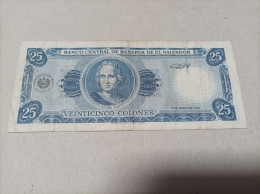 Billete De El Salvador De 25 Colones, Año 1996 - El Salvador