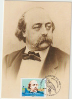 Carte Maximum FRANCE FLAUBERT Obl Sp Ill 1er Jour (Ed FDC) - 2020-…