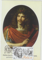 Carte Maximum FRANCE (MOLIERE) Obl Sp Ill 1er Jour - 2020-…