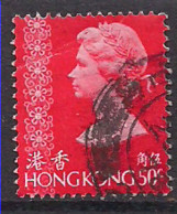 Hong Kong 1973-82 QE2 50c Definitive Used   ( H1228 ) - Oblitérés