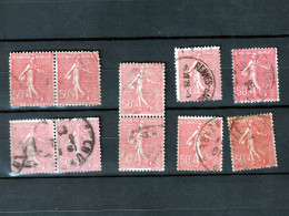 YT 199 " Type Semeuse Lignée 50c. Rouge " 1924 - 1903-60 Sower - Ligned